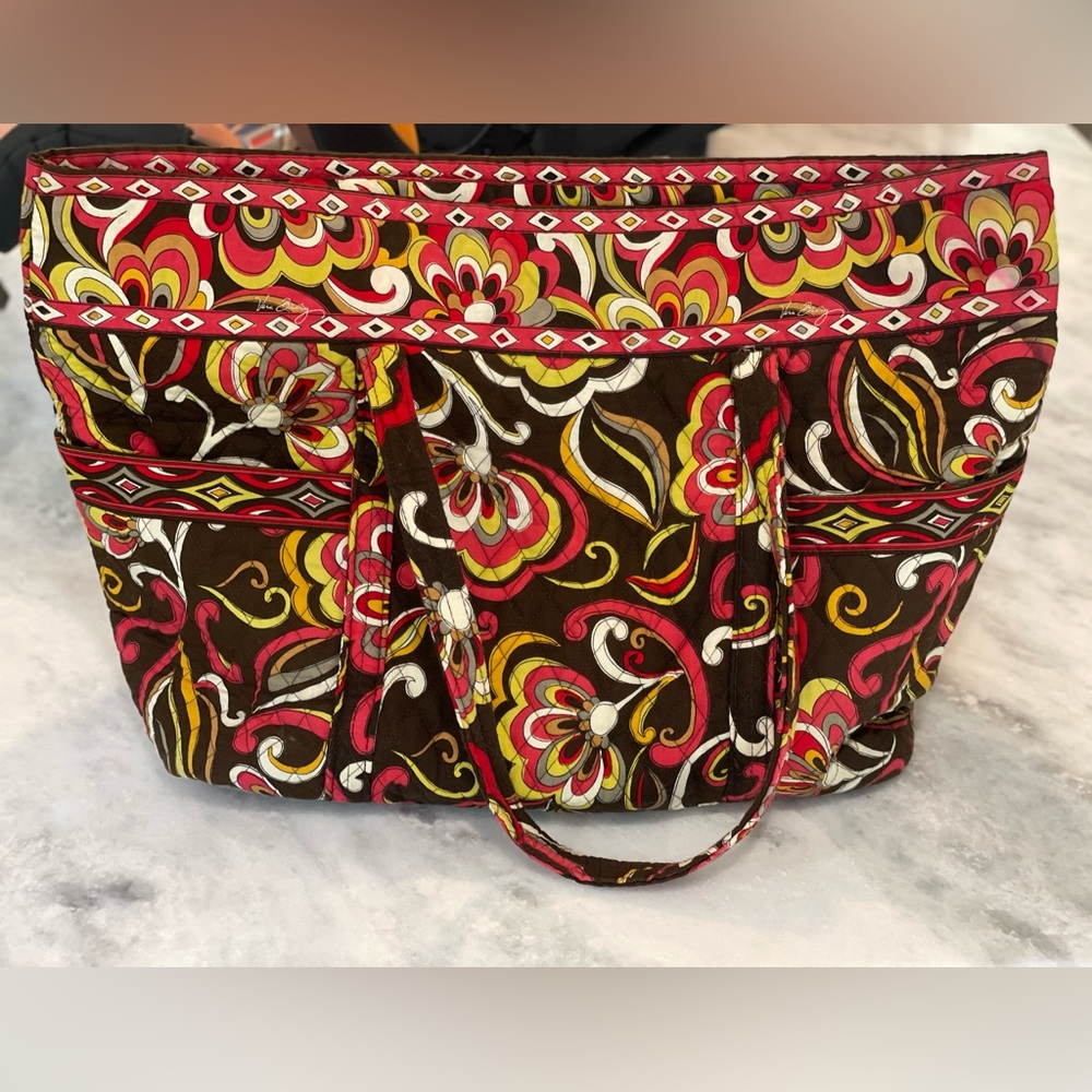 Vera Bradley Retired Puccini XL Tote Bag